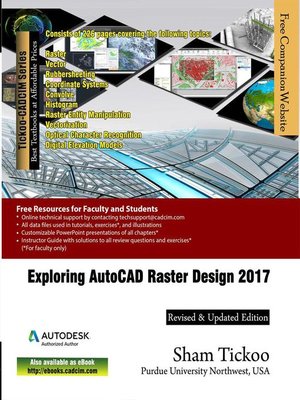 cover image of Exploring AutoCAD Raster Design 2017